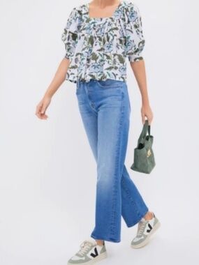 MOTHER The Rambler Zip Flood Jeans - Read Between The Lines